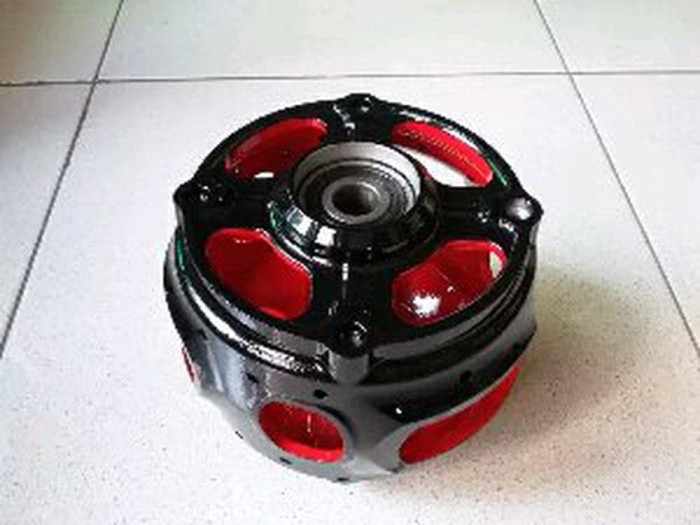 Tromol belakang Tiger revo bubutan