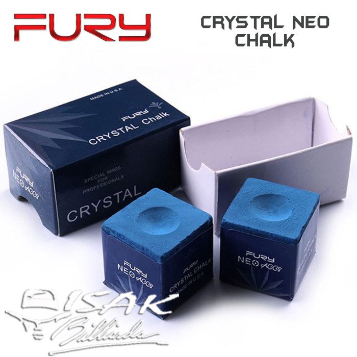 Foto Produk Fury Chalk - Crystal Neo Chalks Kapur Biliar Billiard Bilyard USA Ori dari ISAK Billiard Sport Co.