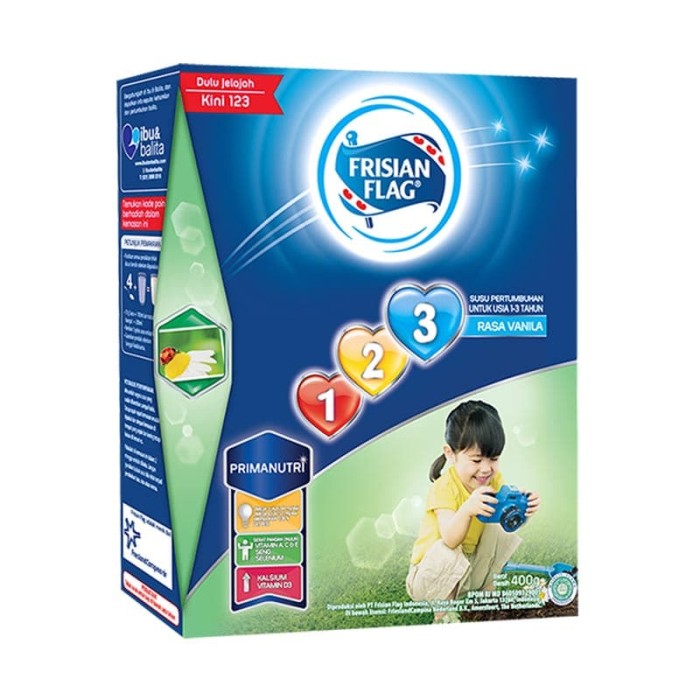 Frisian Flag 123 Vanilla 800g /Susu bayi/Frisisan Flag Jelajah
