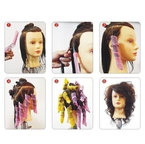 Fitur Promo Magic Leverag Curly Hair Instan 1 Box Isi 12 Pcs Dan Source · Catokan Murah Penggeriting Rambut Magic Leverag Curlers