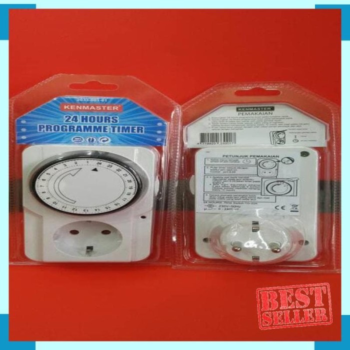 Penghemat Listrik - Stop Kontak Timer 24 Jam Kenmaster