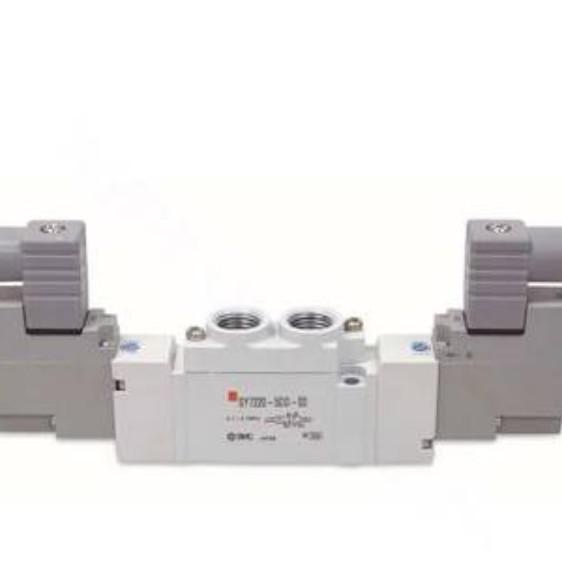 Jual SOLENOID VALVE 5/3 DOUBLE COIL CLOSE CENTER SMC SY73205DZD02