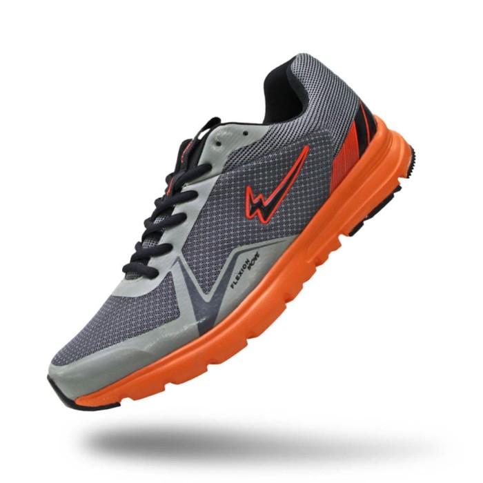 Sepatu Eagle Thunderbolt - Sepatu Lari - Black Black, 44