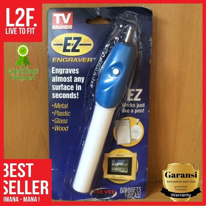 Engrave it Original 100% / Pulpen Ukir Elektrik / Pen Alat Ukir Ori