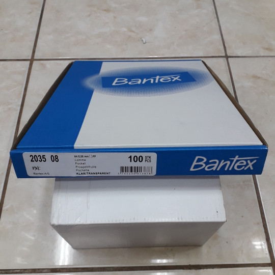 Jual PP Pocket A4 Bantex 2035 isi 100 Lembar Jakarta