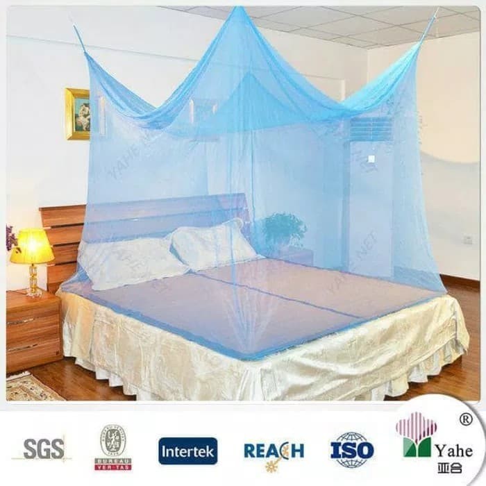 Jual Kelambu Biru 180x200 Kelambu Kotak Kelambu Nyamuk Kota Bekasi Dolted Acc Hp Tokopedia
