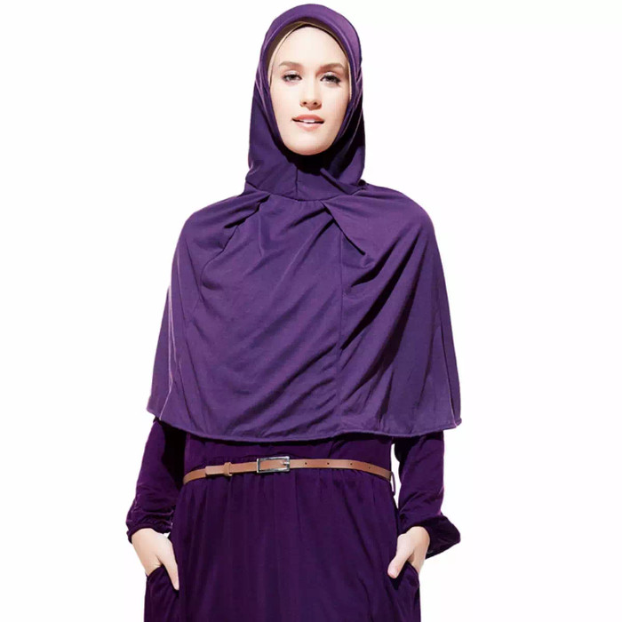 Hijab Calfuray Purple Sophie Paris/fashion wanita muslim