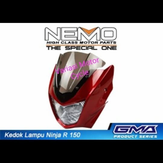 headlamp kawasaki KR Superkips / kedok lampu depan ninja 150 / reflekt