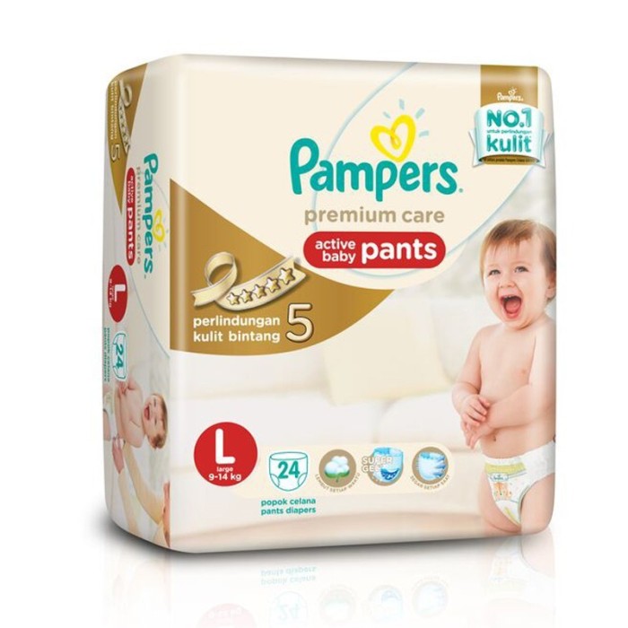 pampers premium pants l