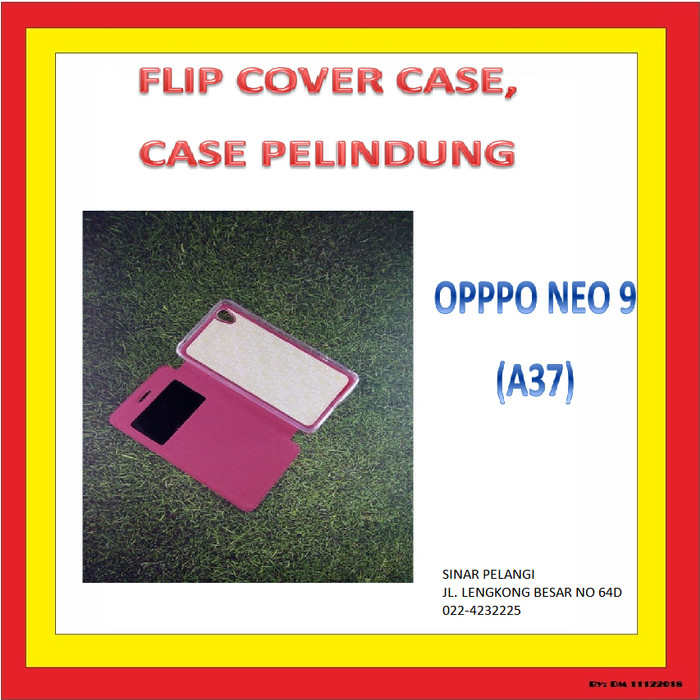 UME FLIP COVER SARUNG PELINDUNG CASE SILIKON OPPO NEO 9 A37 906690
