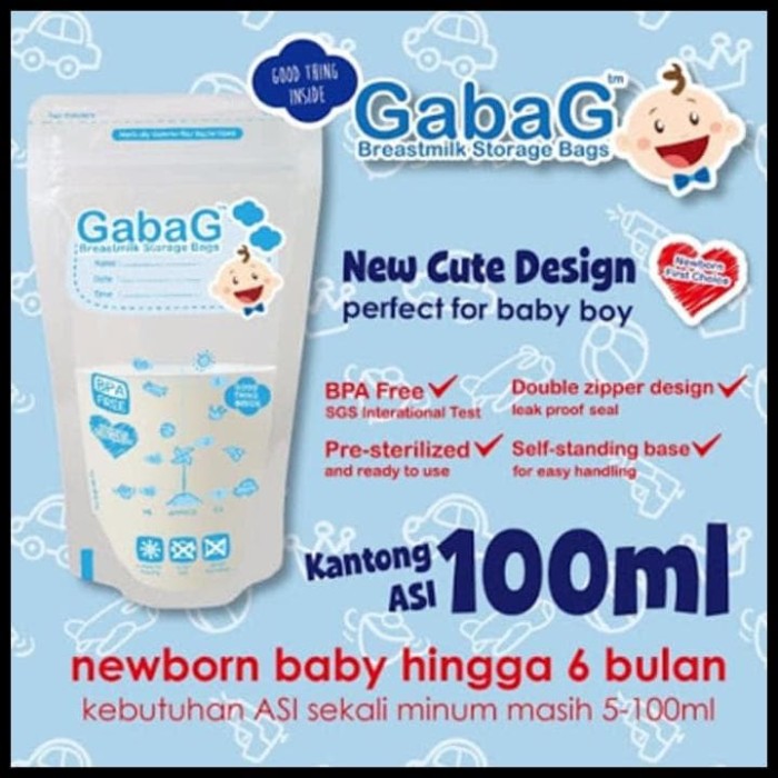 TERBAIK Gabag Kantong Asi 100ml Breastmilk Storage 100 ml isi 30 pcs