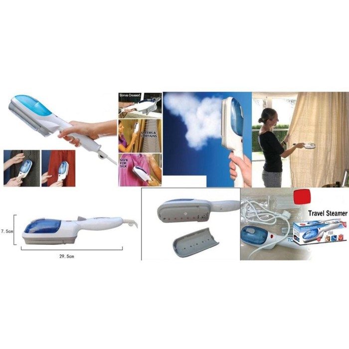 KiozOrenz Setrika Uap Portable Tobi Steam Brush & Iron Garment Steamer