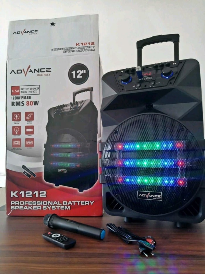 speaker portable advance 12 inch
