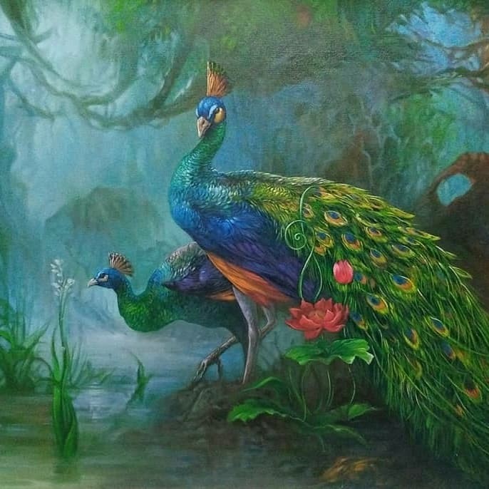 620 Koleksi Gambar Burung Merak Bali HD Terbaru
