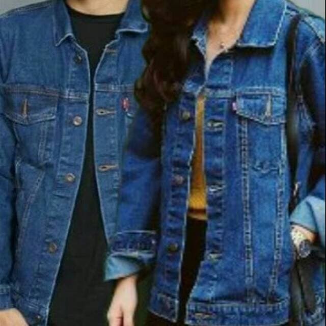 jaket denim wanita oversize