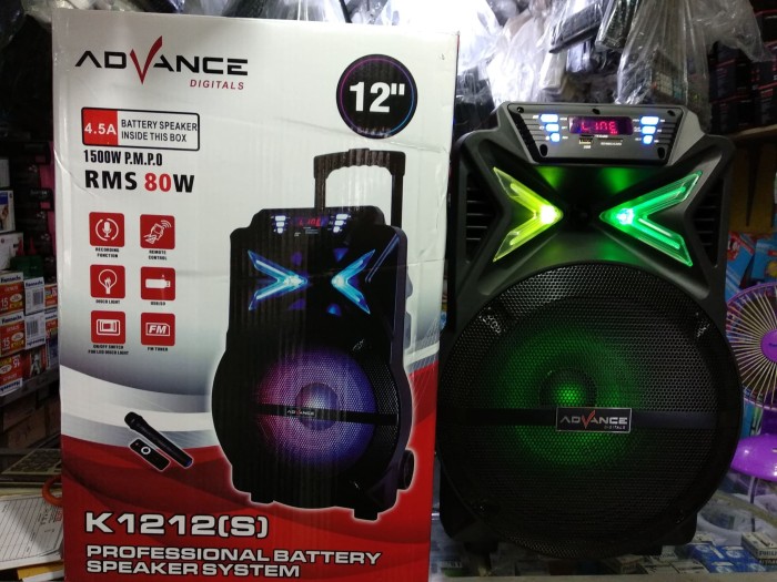 speaker portable advance 12 inch