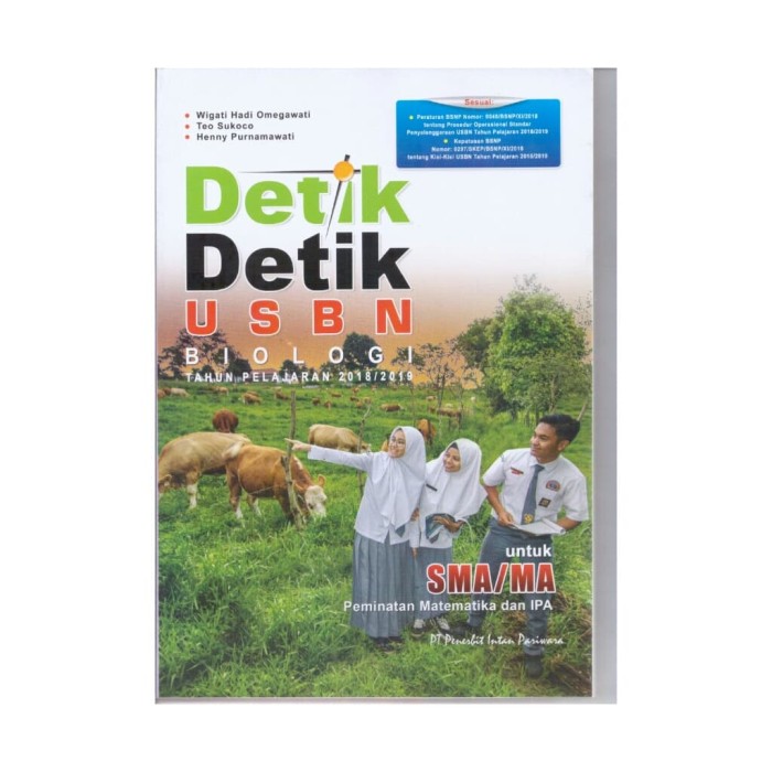 Jual Detik Detik Usbn Biologi Peminatan Matematika Dan Ipa Sma Ma