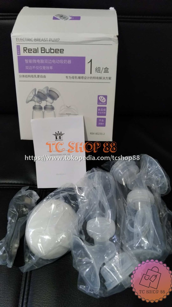 READY Pompa Asi Double Breast Pump Elektrik REAL BUBEE