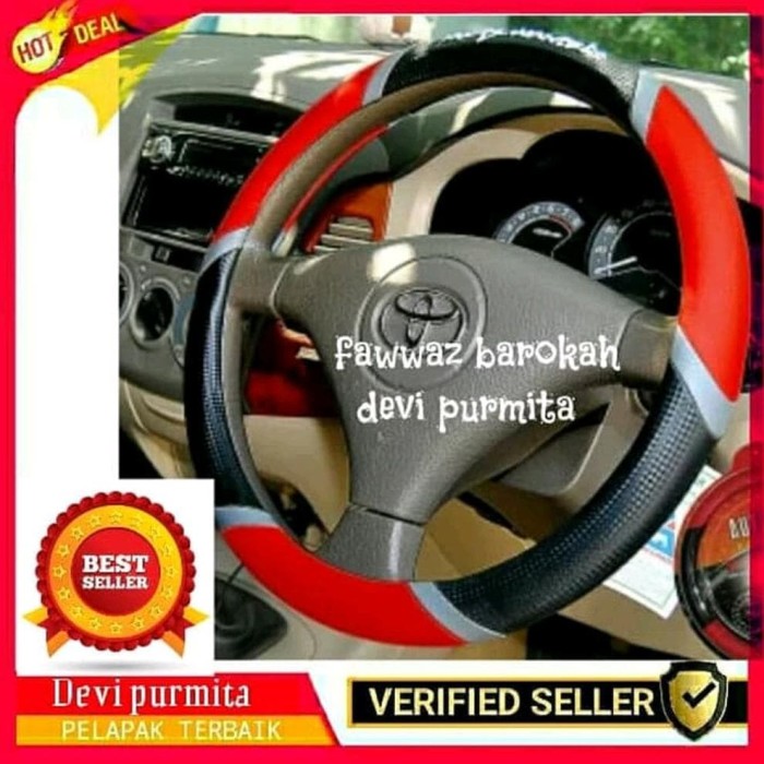 ... Sarung Stir Mobil Autorace 104 Source · COVER STIR MOSTWANTED MOBIL DAIHATSU LUXIO ORANGE