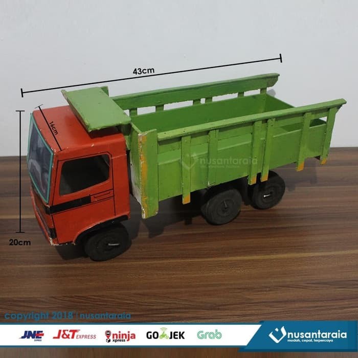 Jual Grosir Mobilan Mainan Kayu Truk Kayu Mobilan Jadul Warna Hijau Kota Depok Qwinzy Official Store Tokopedia