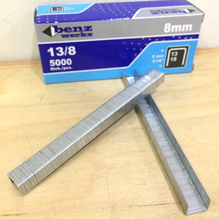 Refill Isi Stapler Jok 8mm Staples Tembak Staple Gun Kulit Motor BENZ