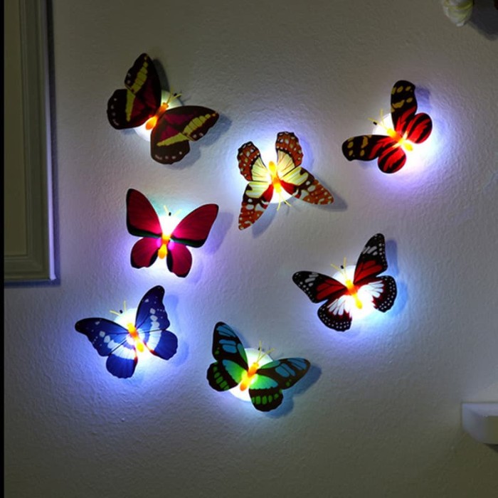 Foto Produk Lampu Hias Kupu Kupu Mini LED Light Kamar Tidur Lucu Murah dari AnerStore