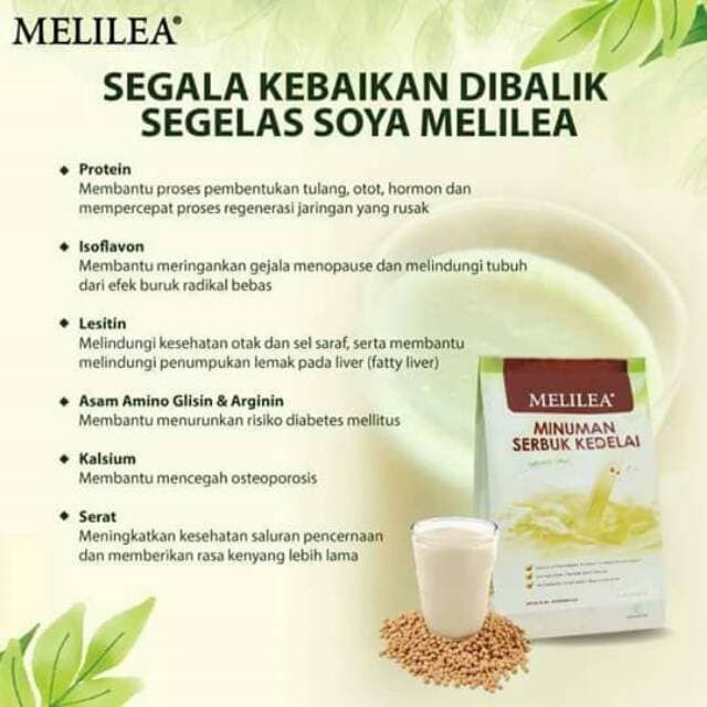 SUSU KEDELAI organik MELILEA Organic Soya Drink 500 gram