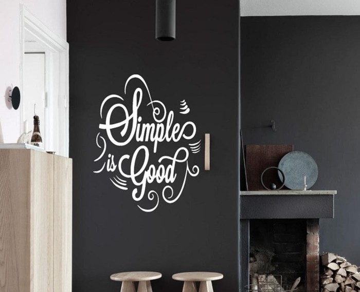 Lukisan Dinding Cafe Hitam Putih Simple Cikimm Com