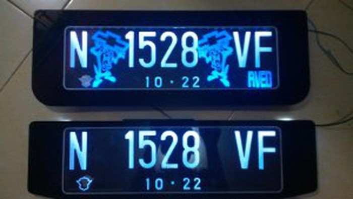 Jual Plat Nomor Akrilik Mobil Lampu Dobel Background Limited Kota Bandung Abi Variasi Tokopedia
