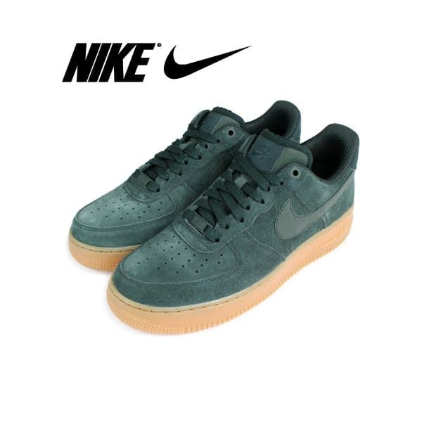 nike air force green suede