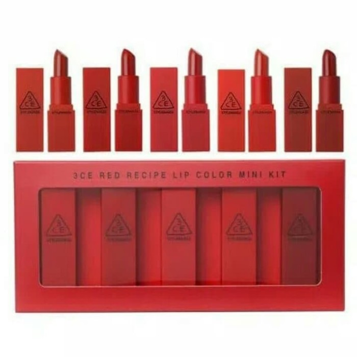 Foto Produk 3CE LIPSTICK SET MINI KIT / MOOD RECIPE LIP COLOR MINI KIT dari Toko gwynn