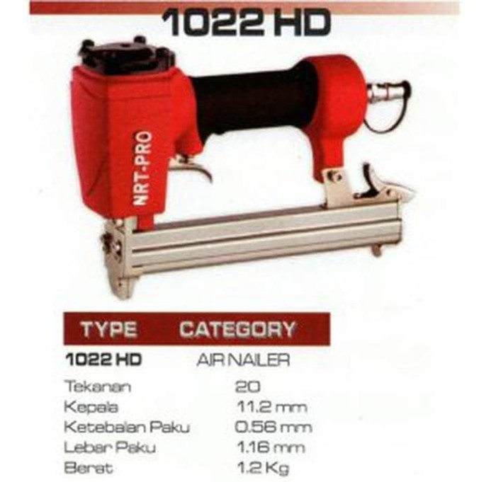 PROMO Mesin Paku Tembak Staples NRT PRO 1022J HD AIR Nailer Stapler
