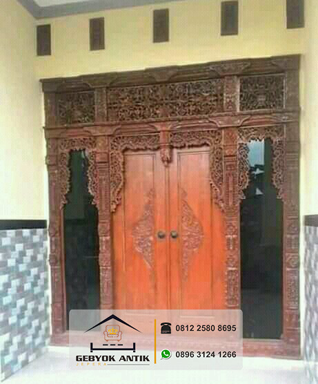 Jual Gebyok Minimalis - Kab. Jepara - Gebyok Ukir Antik Jepara | Tokopedia