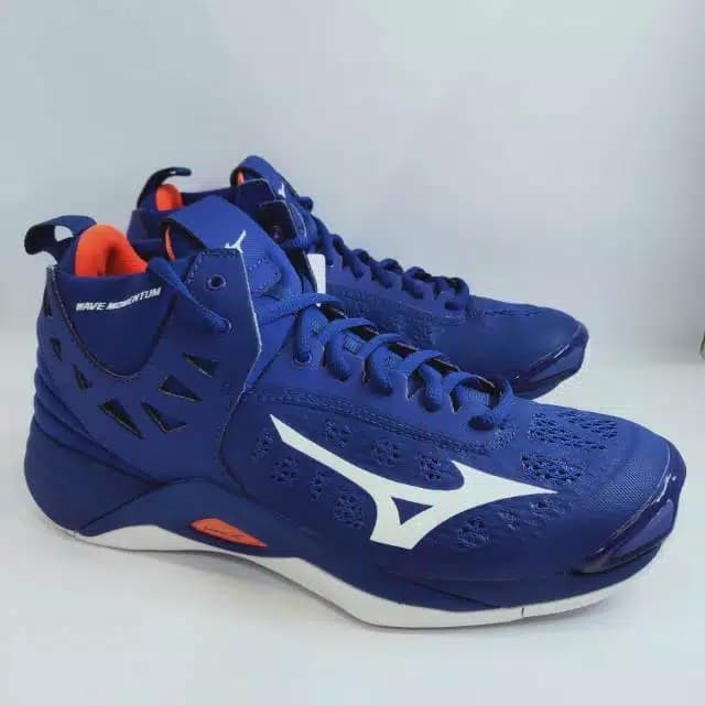 mizuno wave momentum blue