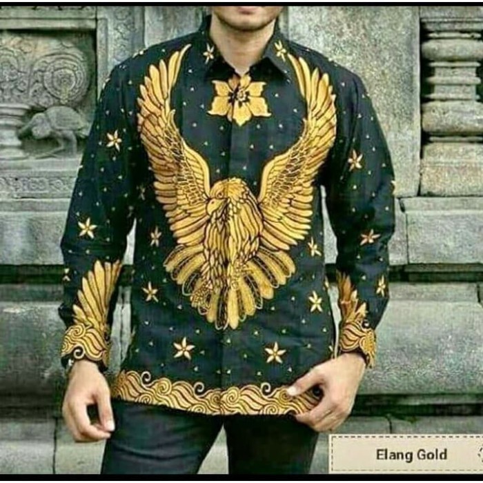 Jual BAJU  BATIK  PRIA MOTIF  BURUNG ELANG Kab Sragen 