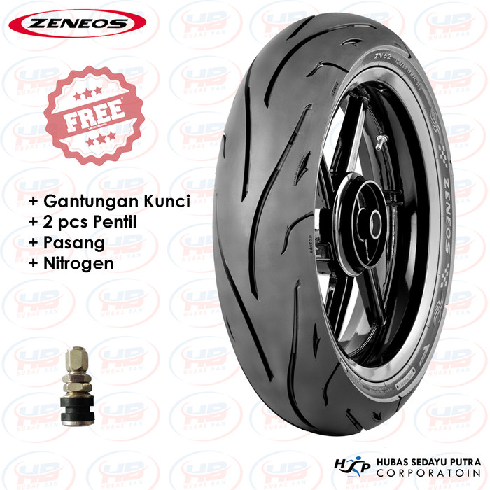 ... 14 Tubeless Ban Matic Free Pentil Tubeless Source · Zeneos Scootz ZN. Source · Ban Zeneos ZN62 Ring 17 80/80 Sport Race Tubeless