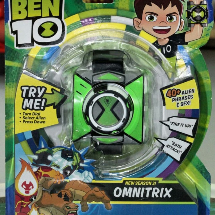 ben 10 season 3 omnitrix toy