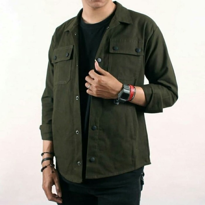 canvas army jacket