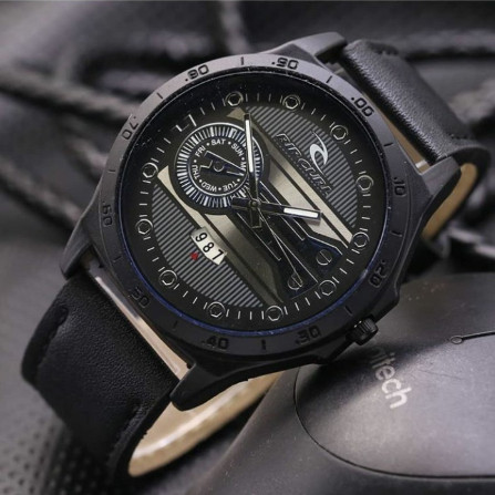 Jam Tangan Cowok RIPCURL Original / Fashion Pria Casual Sporty - Cokelat
