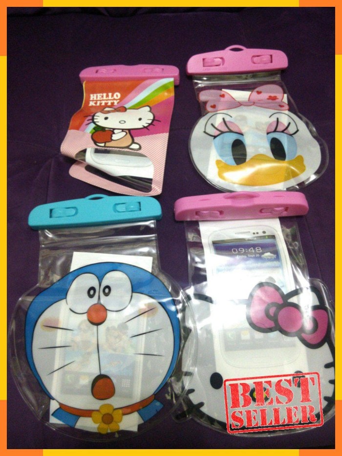 Case Waterproof Sarung Hp Anti Air Karakter animasi