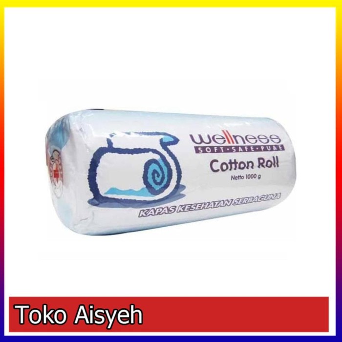 Wellness Cotton Roll / Kapas Roll / Kapas Gulung 1000gr / 1kg