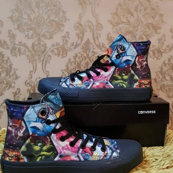 marvel comics converse all stars