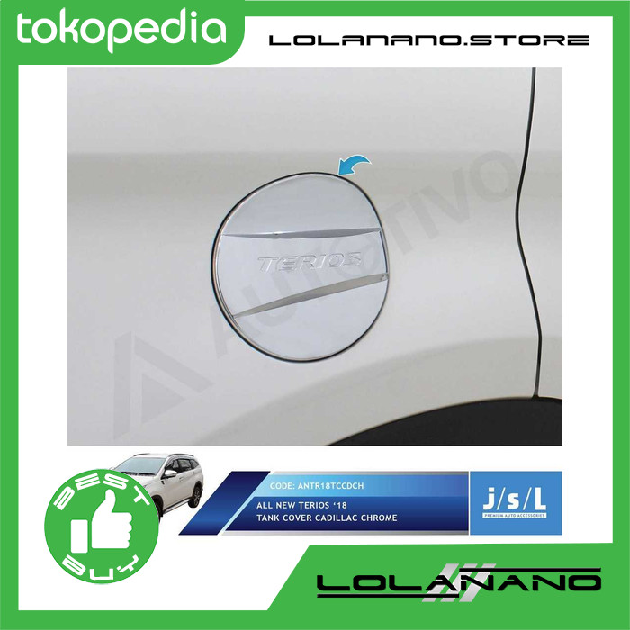 JSL Tank Cover Tutup Tangki Bensin All New Terios 2018 Model Cadilac