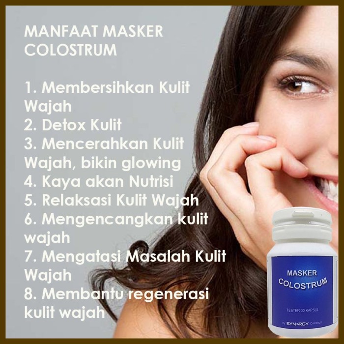 MASKER SUSU COLOSTRUM | MASKER KECANTIKAN ALAMI PENGGANTI MASKER KEFIR