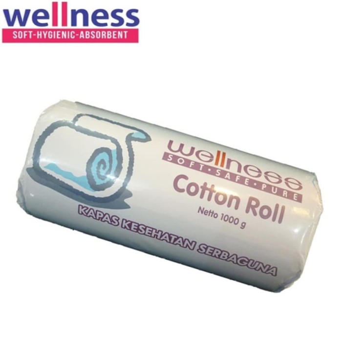 Dijual Wellness Cotton Rolls Kapas Gulung 1000 Gr Limited