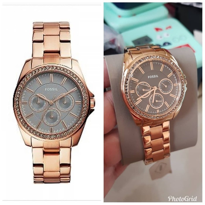 jam fossil rose gold