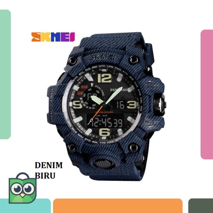 jam skmei analog digital