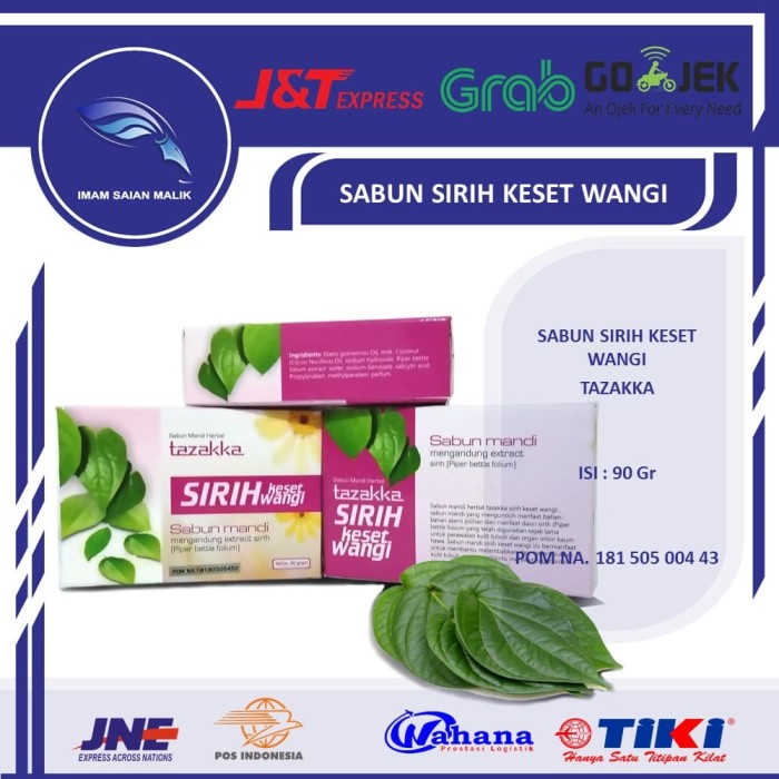 Sabun Mandi Tazakka Sirih Keset Wangi sabun sirih sabun kecantikanSabu