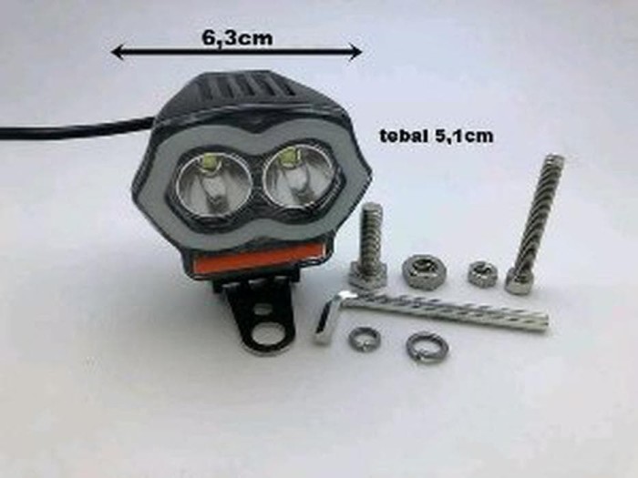 Lampu Tembak Sorot 2 mata Owl New Plus Colokan Usb - Lampu Sor Murah