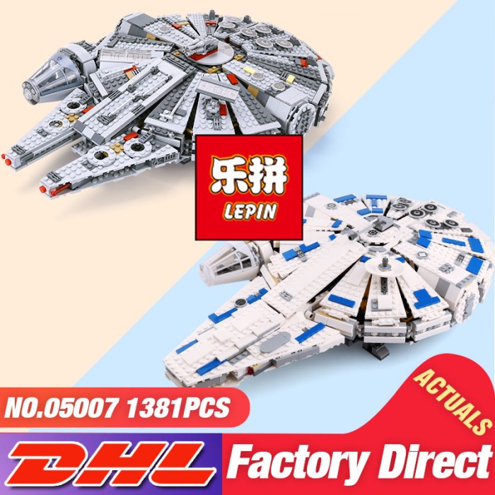 Star Wars Millennium Falcon Building Bricks 1381 Pcs With Mini-Figures 75105